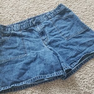 💓 90s l.a. blues denim shorts !!